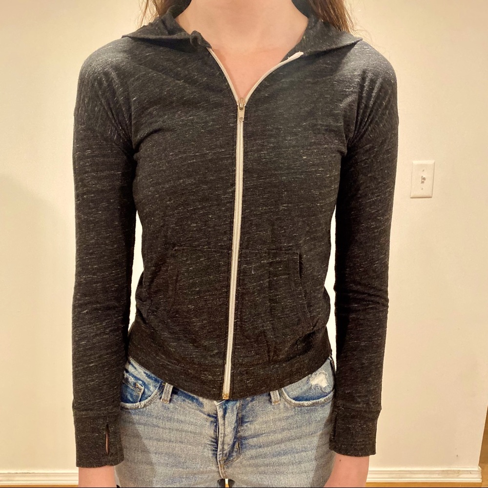 Athletic zip up hoodie